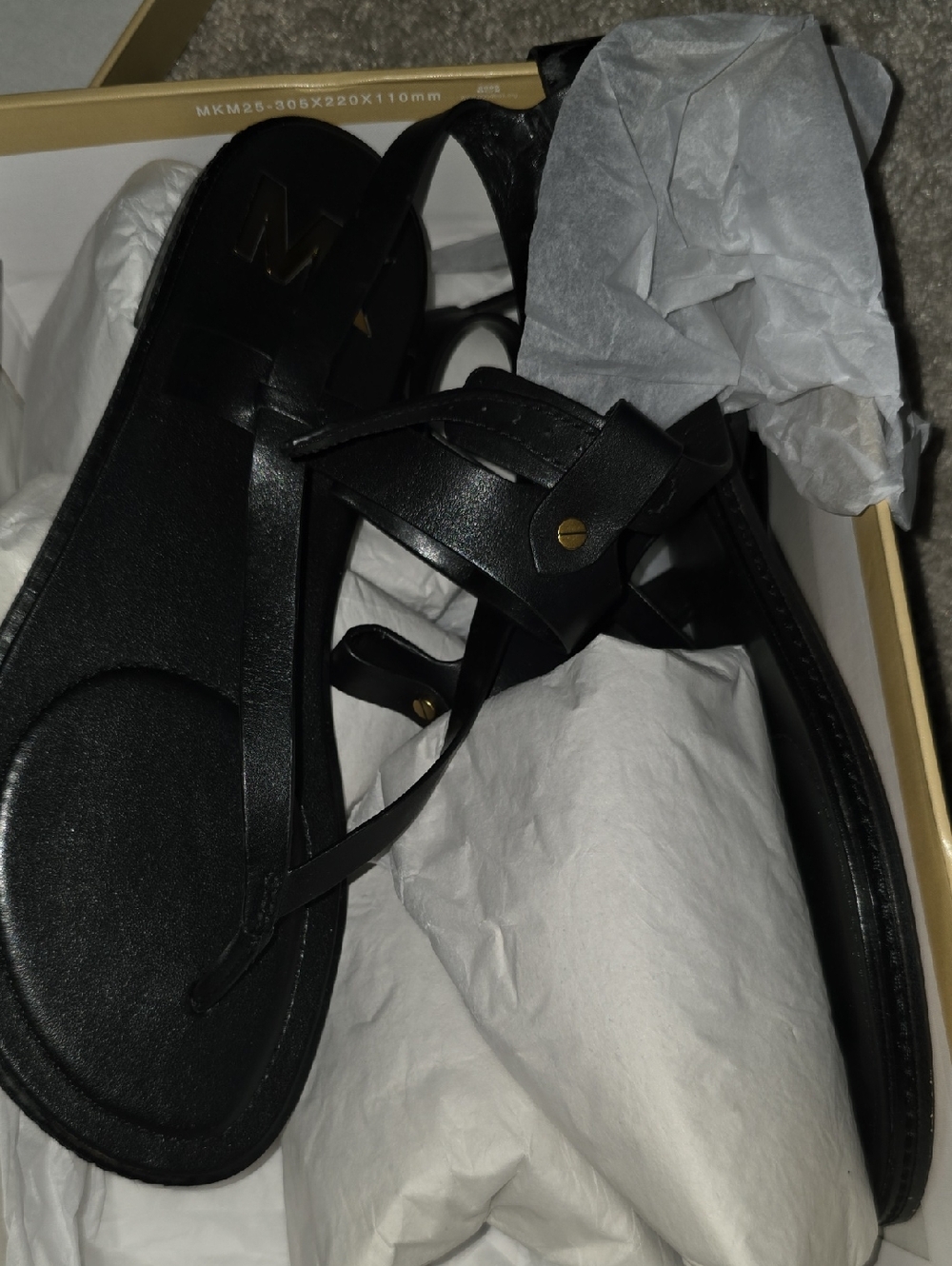 MICHAEL Michael Kors Beige Box with Black Print